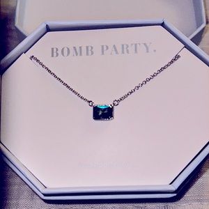 Brand new, rainbow topaz necklace